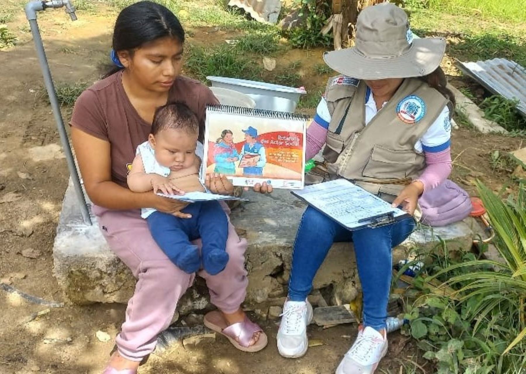 Autoridades municipales y de salud del distrito de Mazamari unen esfuerzos para reducir los índices de anemia infantil en comunidades de esa jurisdicción ubicada en la selva de Junín, en el ámbito del Vraem. ANDINA/Difusión