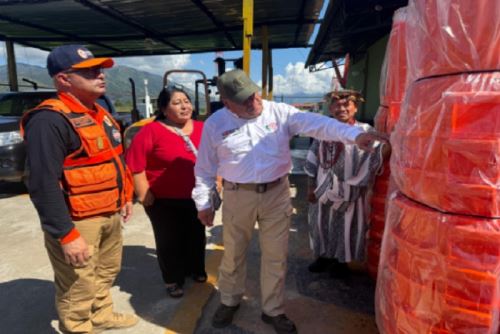 Junín: Indeci envía más de 20 toneladas de ayuda humanitaria al distrito de Río Tambo