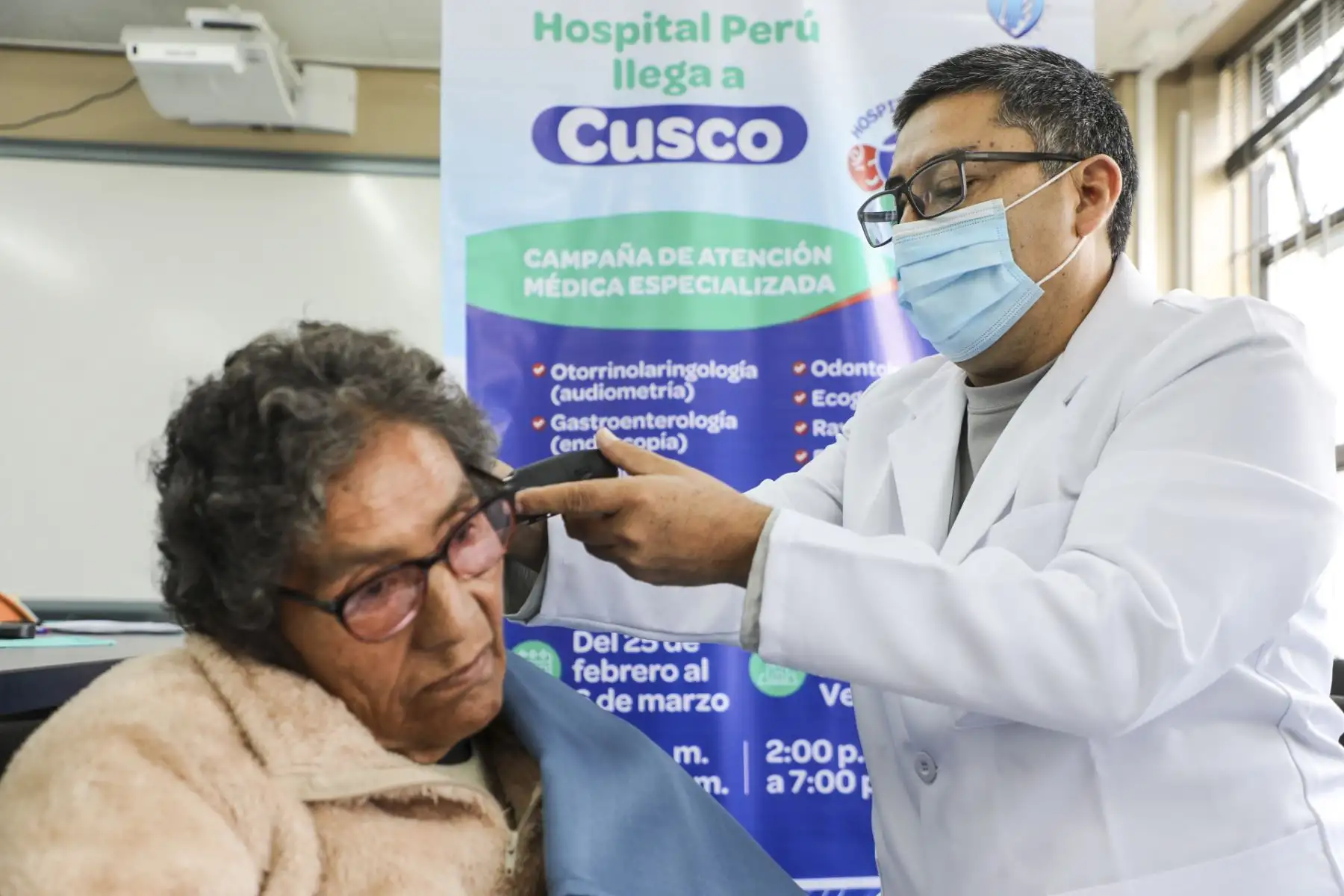 Los asegurados podrán acceder a consultas y procedimientos en gastroenterología (endoscopía), ecografía, otorrinolaringología, oftalmología, rayos X, medicina interna, medicina física y rehabilitación, enfermería, terapia física y laboratorio, entre otros servicios.

Foto: ANDINA/Difusión