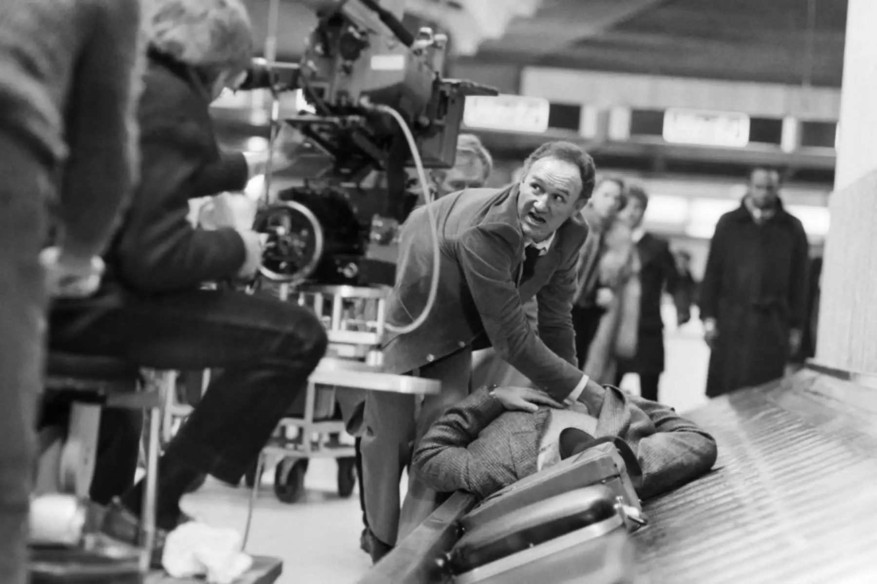 Su interpretación del duro y vulgar policía neoyorquino Jimmy "Popeye" Doyle en el thriller policial de 1971 "Contacto en Francia", por el que ganó un Oscar al mejor actor. Foto: AFP
