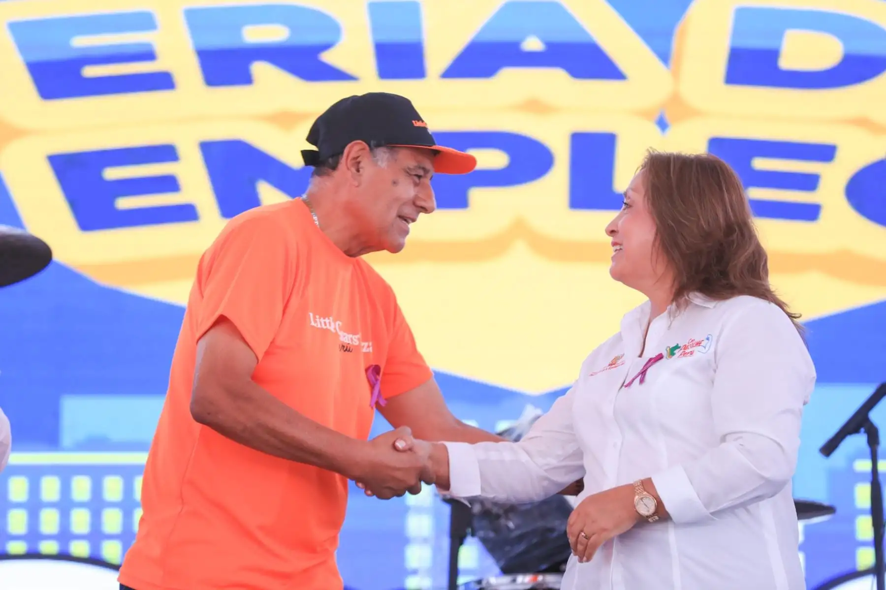 La presidenta de la república, Dina Boluarte, participa en la inauguración de la Feria del Empleo 2025, que se desarrolla en el distrito de Jesús María. Foto: ANDINA/Prensa Presidencia