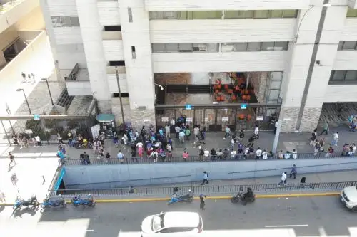 Inspectores municipales hallaron deficiencias en las normativas de seguridad en el Real Plaza del Centro Cívico de Lima. Foto: ANDINA/difusión.