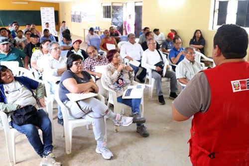 Comunidades de Llanac y Sisicaya fueron informadas sobre el proyecto de la Nueva Carretera Central. ANDINA/Difusión