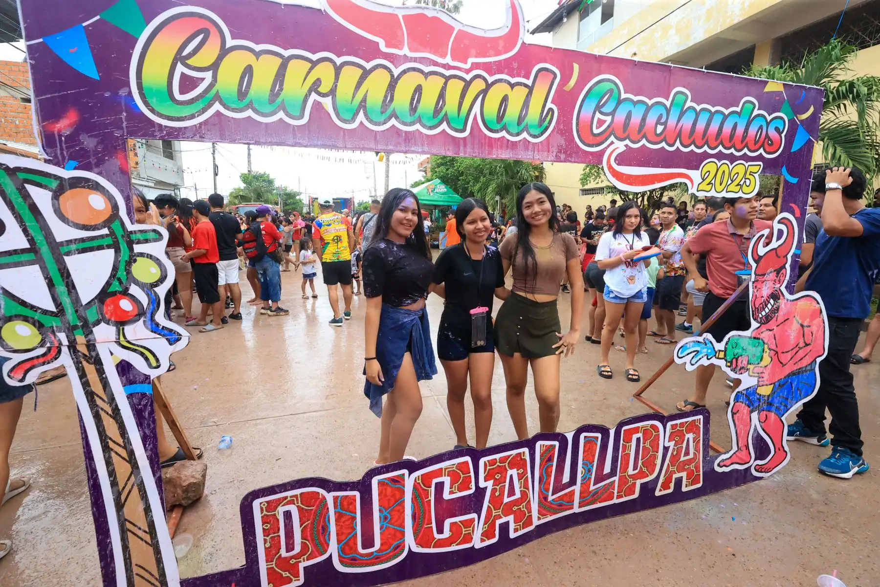“Día de los Cachudos”: una festividad llena de música, color y diversión en la que los asistentes celebraron con comparsas, bailes y la tradicional yunsa.
Foto: ANDINA/Braian Reyna