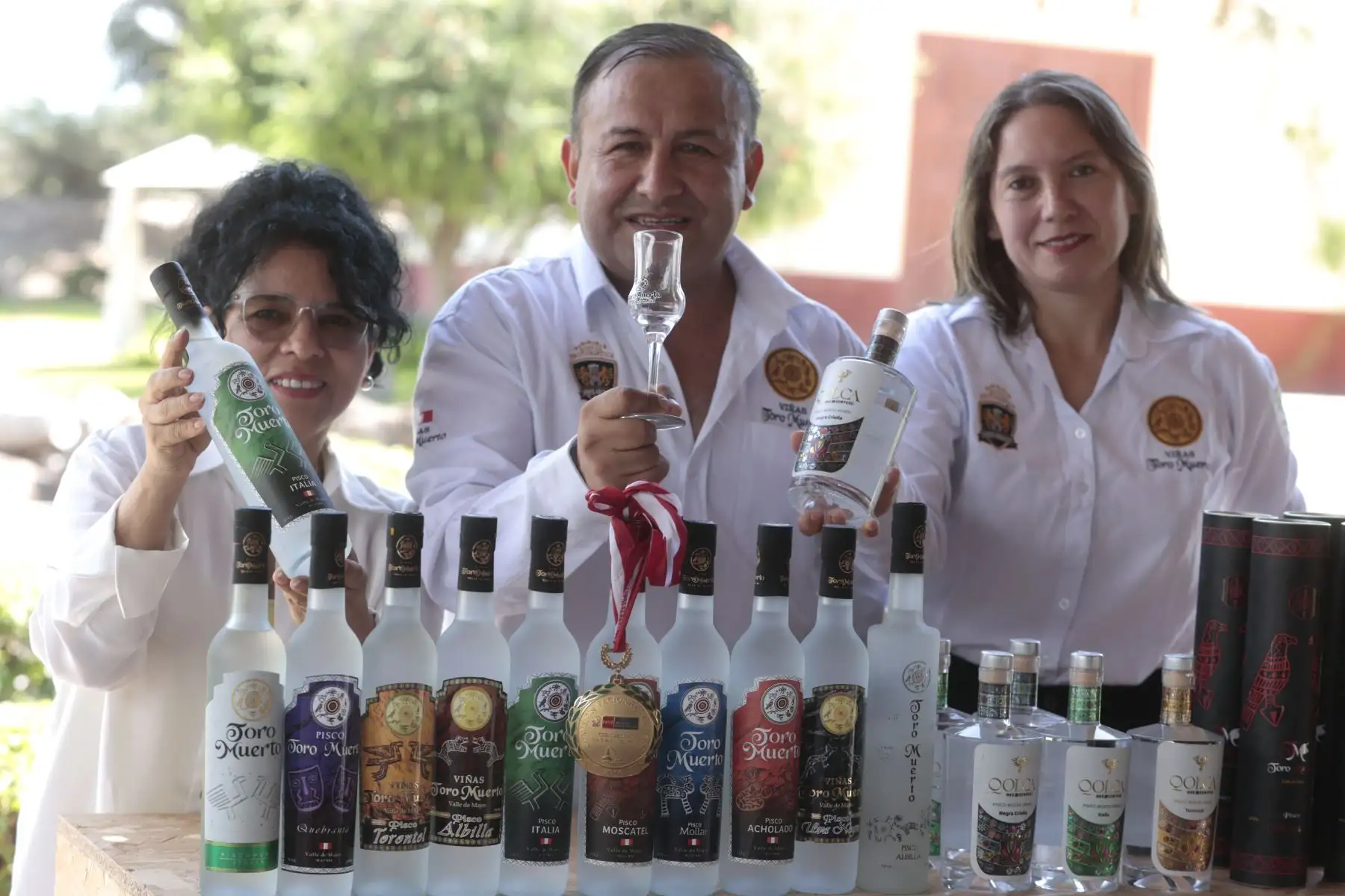 El Mincetur presenta una nueva experiencia de las Rutas del Pisco en Ica y otorga distintivos a las bodegas pisqueras que forman parte de este recorrido en la región. Foto: ANDINA/Vidal Tarqui