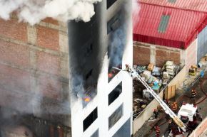 Norma buscará prohibir la existencia de depósitos ilegales como el protagonista del reciente incendio en Barrios Altos. ANDINA/Braian Reyna