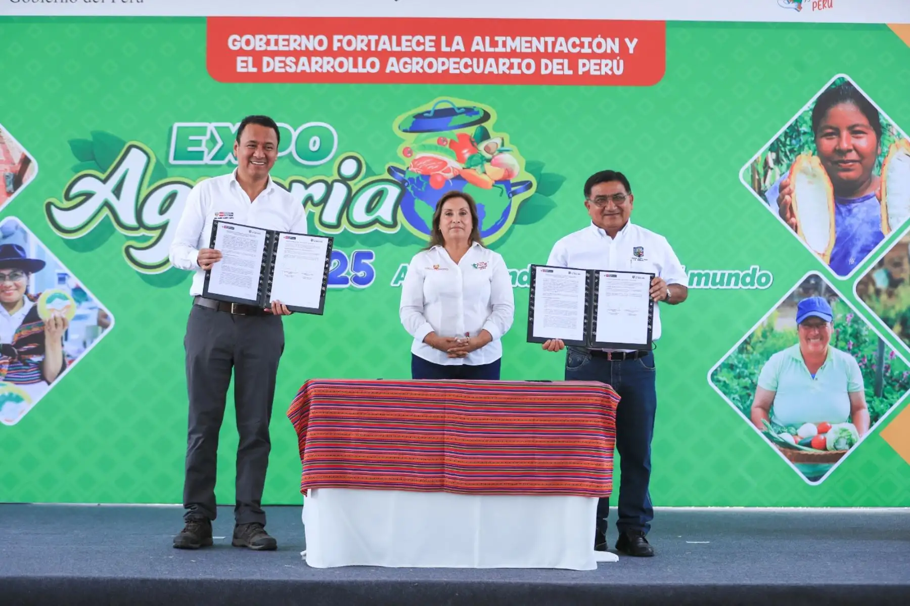 La presidenta Dina Boluarte lidera el lanzamiento de la Feria Agropecuaria - Expo Agraria 2025, una iniciativa clave para fortalecer la agricultura familiar y abrir más oportunidades para nuestros productores. Foto: ANDINA/Prensa Presidencia