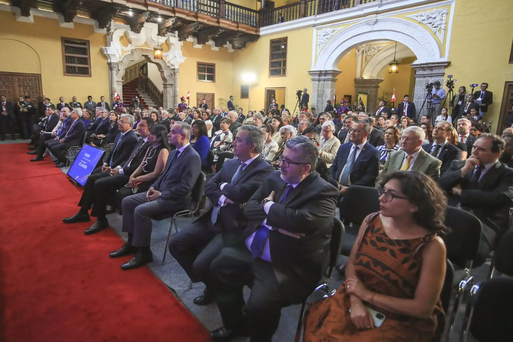 Presidenta Dina Boluarte participa en la Conmemoración del Día Internacional de la Mujer. Foto: ANDINA/Prensa Presidencia