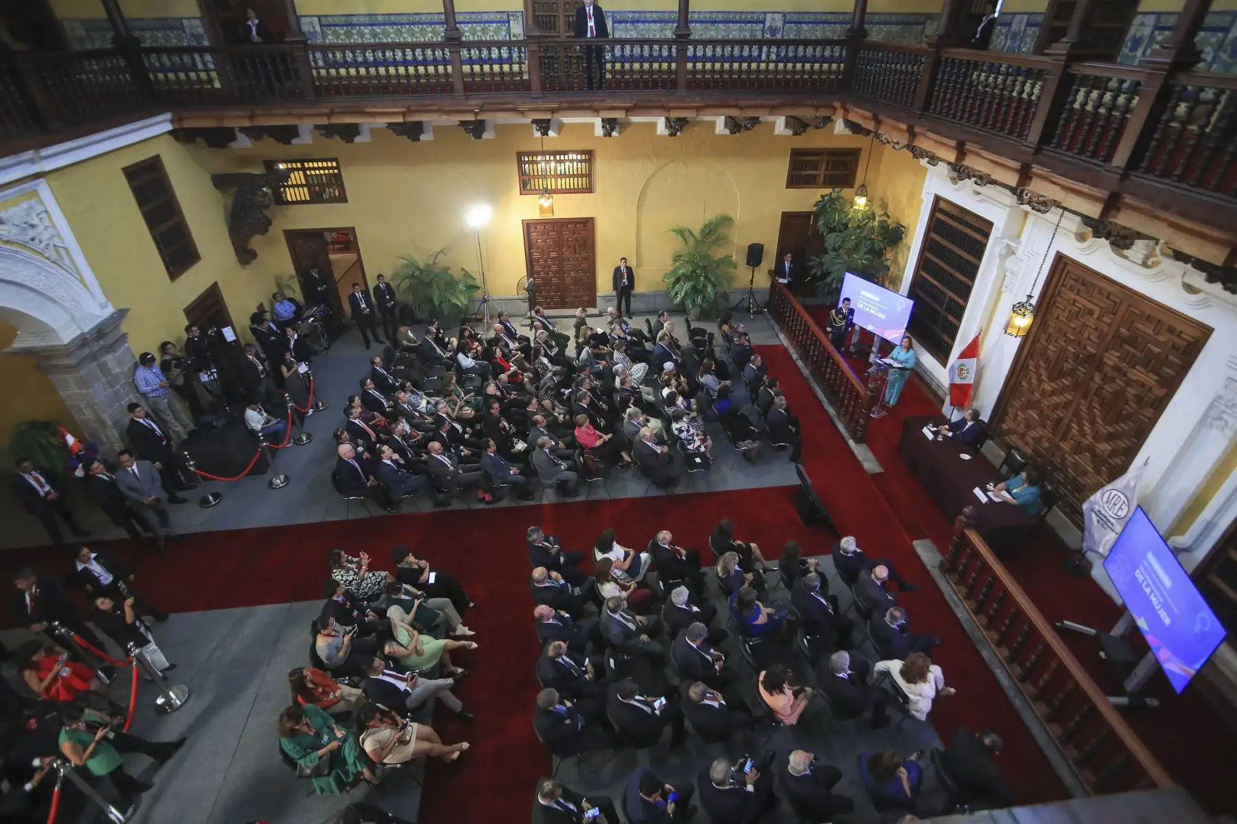 Presidenta Dina Boluarte participa en la Conmemoración del Día Internacional de la Mujer. Foto: ANDINA/Prensa Presidencia