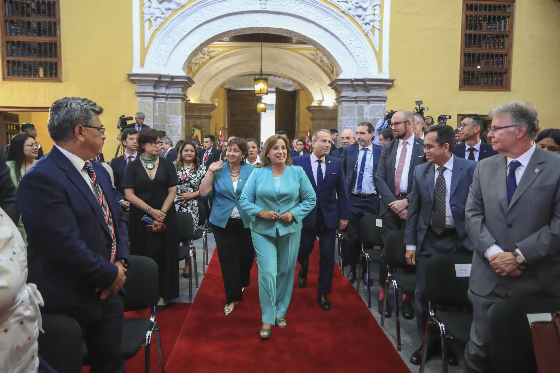 Presidenta Dina Boluarte participa en la Conmemoración del Día Internacional de la Mujer. Foto: ANDINA/Prensa Presidencia