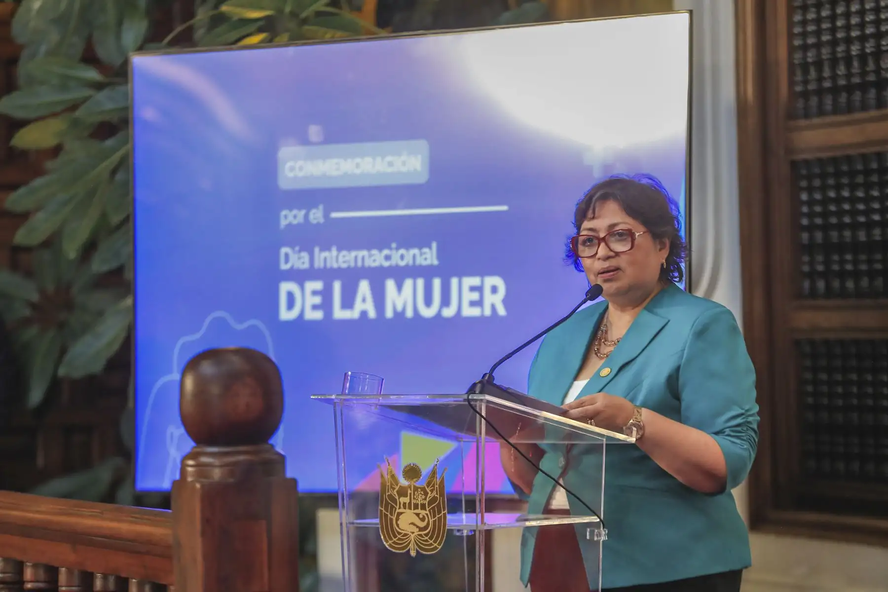 Presidenta Dina Boluarte participa en la Conmemoración del Día Internacional de la Mujer. Foto: ANDINA/Prensa Presidencia