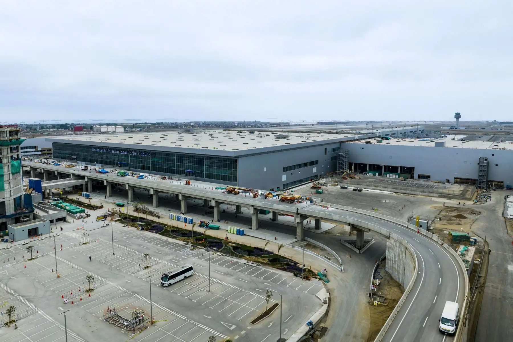 El nuevo Aeropuerto Internacional Jorge Chávez, obra impulsada por el Ejecutivo, marcará una nueva era para el transporte aéreo del Perú y Sudamérica.
Foto: ANDINA/PCM