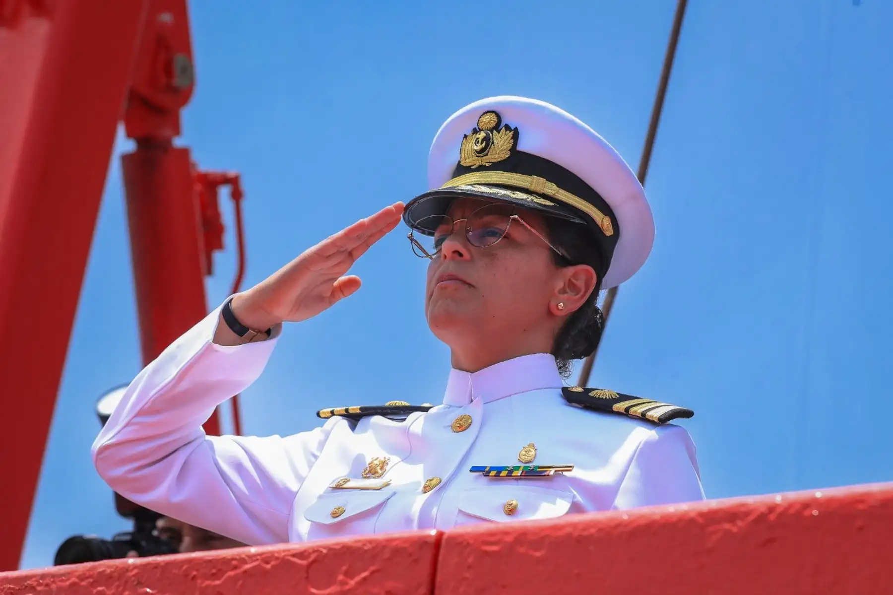 La presidenta de la República, Dina Boluarte, reconoció el esfuerzo de la 31.ª Campaña Científica del Perú a la Antártida, cuya tripulación retornó a tierras peruanas hoy viernes 7 de marzo de 2025, luego 108 días de misión en el Continente Blanco. Foto: ANDINA/Presidencia