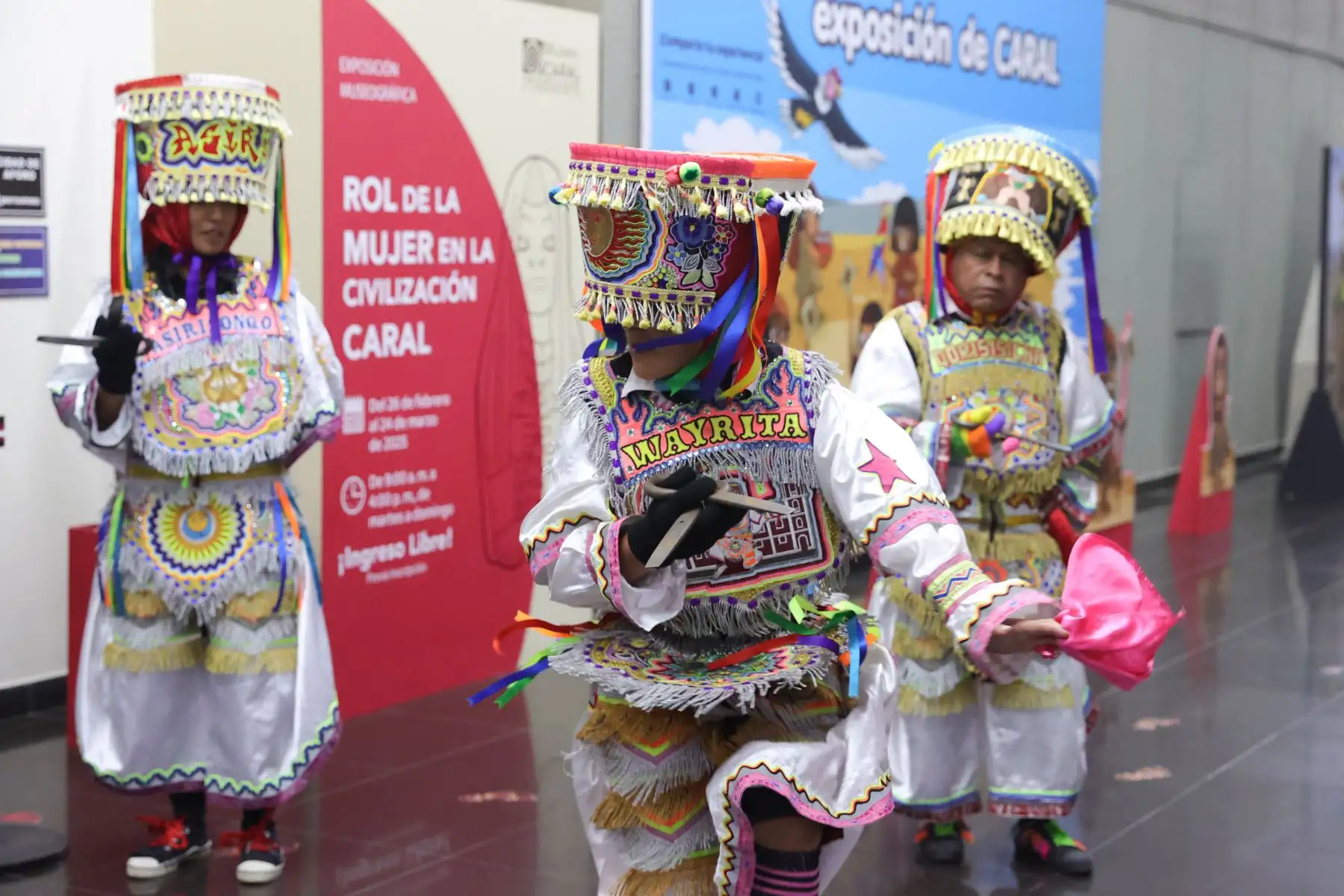 Exposición museográfica "El Rol de la Mujer en la Civilización Caral". Foto: ANDINA/Melina Mejía