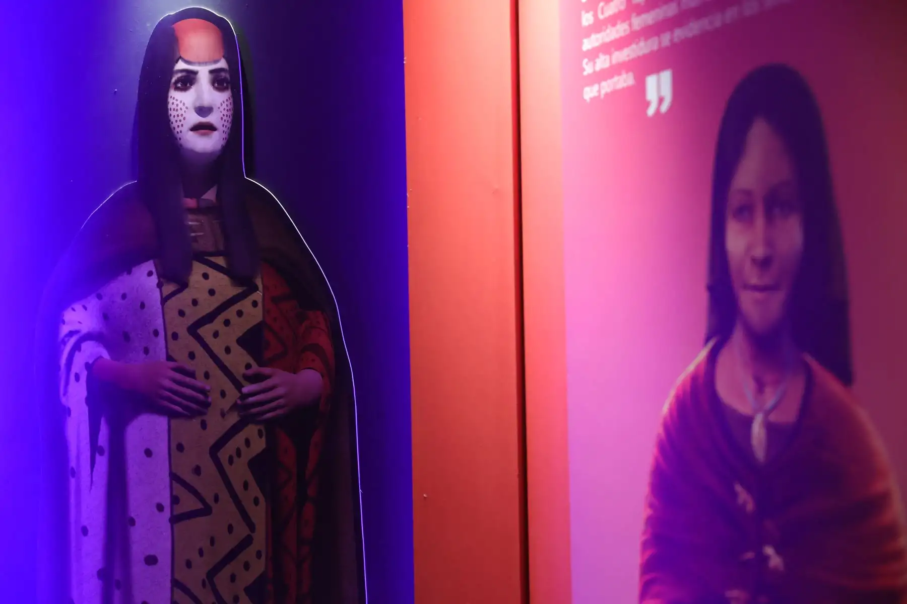 Exposición museográfica "El Rol de la Mujer en la Civilización Caral". Foto: ANDINA/Melina Mejía