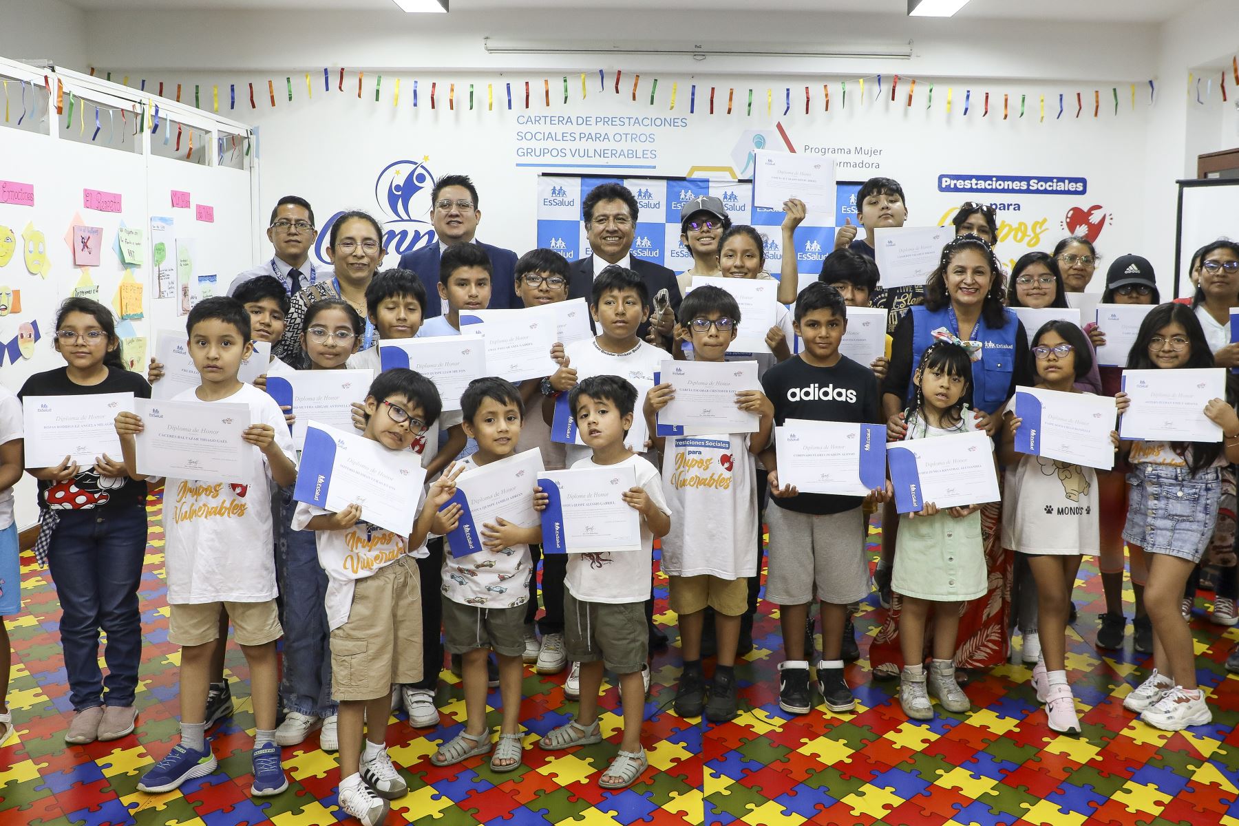 EsSalud impulsa el liderazgo de niñas y niños a través del Centro de Empoderamiento. Foto: ANDINA/Difusión