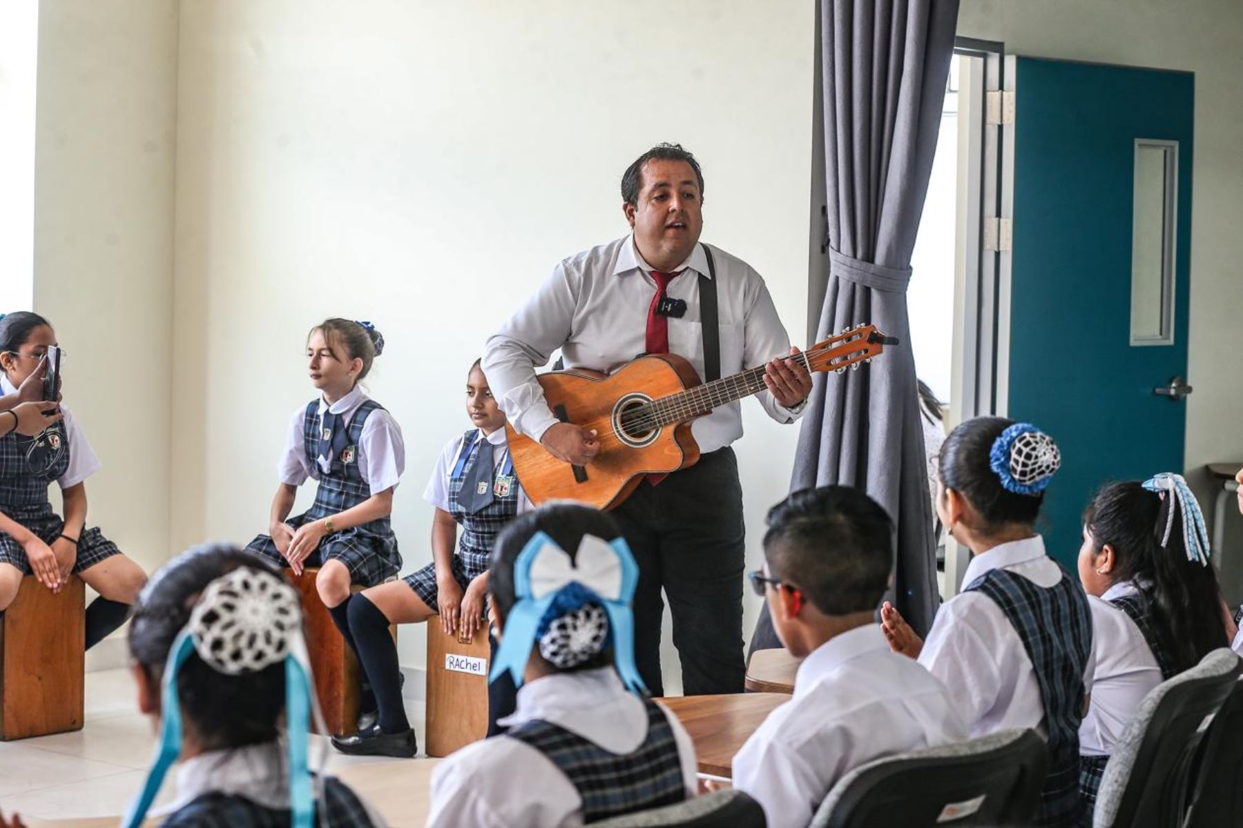 Minedu inaugura en Los Olivos Escuela Bicentenario Perú-Japón construida con una inversión de S/48 millones. Foto: ANDINA/Difusión