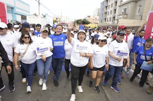 Día Internacional de la Mujer: Más de 3,000 personas se sumaron a la “Caminata 4K por la igualdad” organizada por el MIMP. Foto: ANDINA/Difusión