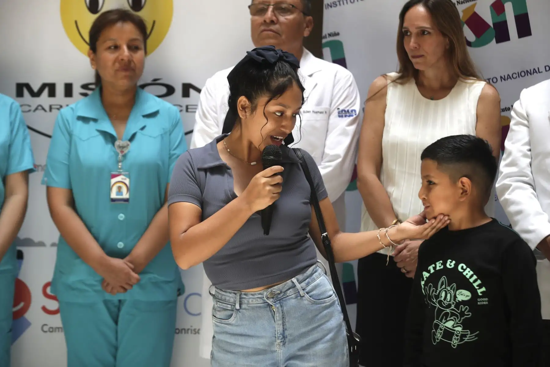 Lanzan la  "I Campaña Fisura Labio Palatina" que convoca a los menores de todo el país que deseen participar en las evaluaciones preoperatorias y que cuenten con el Seguro Integral de Salud (SIS). Los padres deberán solicitar el trámite de referencia.
Foto: ANDINA/ Eddy Ramos