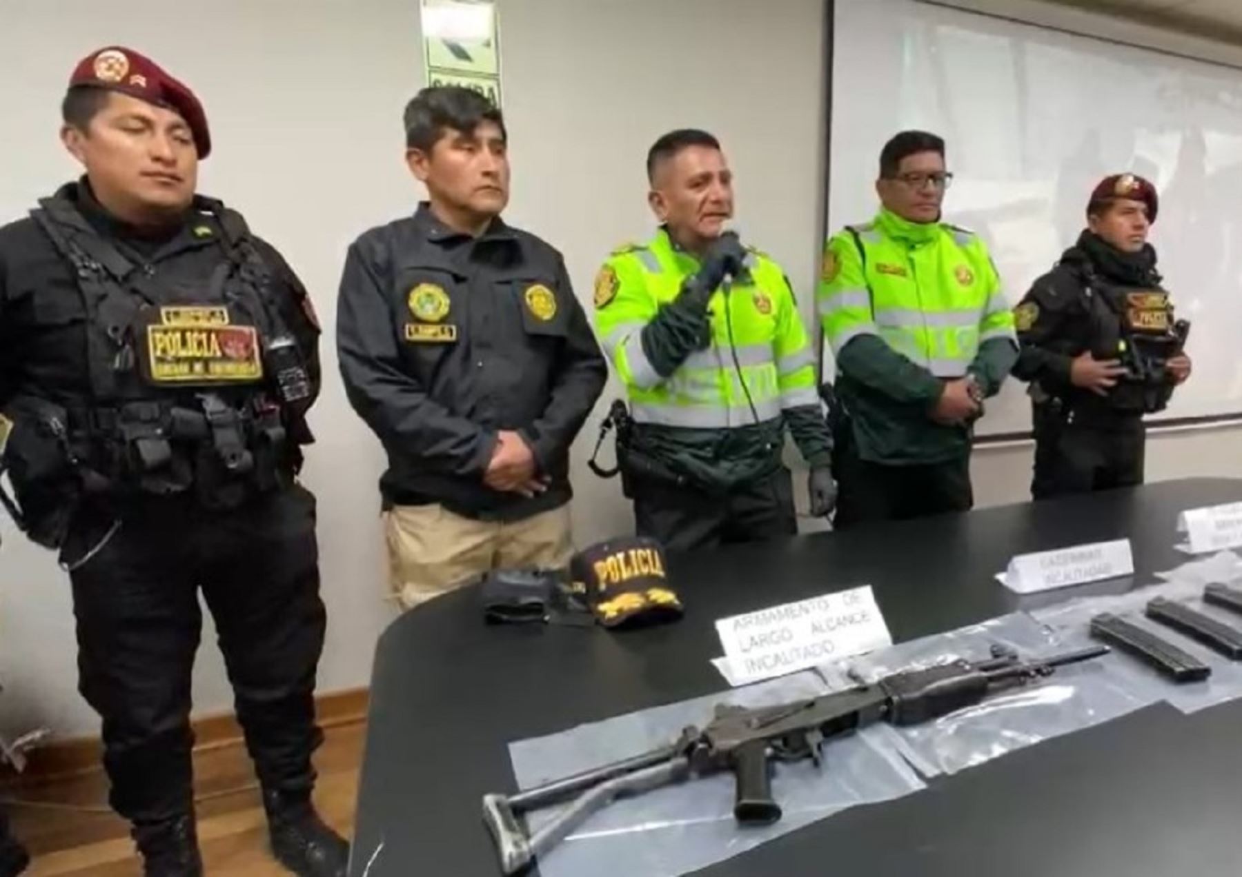 Policía Nacional desarticula banda criminal los Silenciosos del Sur, que operaba en Juliaca, región Puno. Foto: ANDINA/difusión.