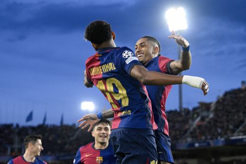 Yamal y Raphinha dan el pase a cuartos al Barcelona tras ganar al Benfica