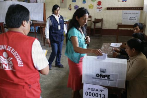 ANDINA/Difusión. Elecciones