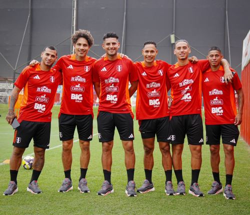 Paolo Guerrero, Carlos Zambrano, Kevin Quevedo, Renzo Garcés, Erick Noriega y Miguel Trauco acudieron a la Videna