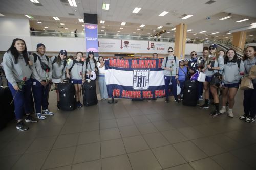 Equipo femenino de vóley de Alianza Lima regresó al Perú tras lograr el subcampeonato en el Sudamericano de Clubes