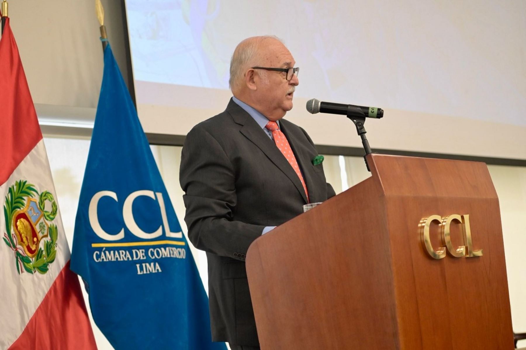 Primer vicepresidente de la Cámara de Comercio de Lima (CCL), Hernán Lanzara Lostaunau. Foto: Cortesía.