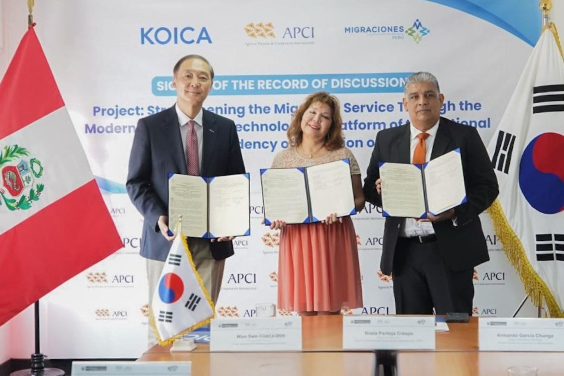 Peru: Migrations, KOICA, and APCI agree to strengthen migration services