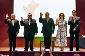 El lanzamiento de la Política Nacional de Ordenamiento Territorial al 2050 se desarrolló en la sede del Ministerio de Cultura. Foto: Mincul