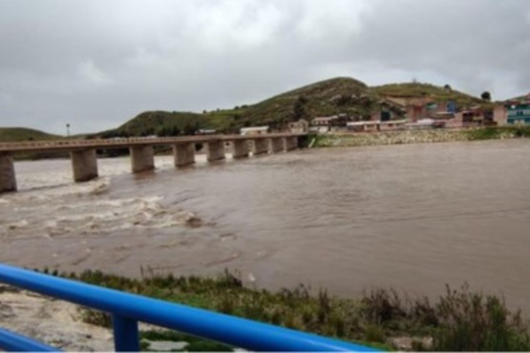 El 12 de marzo se reportaron los caudales máximos de la temporada en varias estaciones hidrológicas de Puno. Foto: Senamhi.