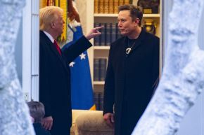 El presidente de Estados Unidos, Donald Trump, y Elon Musk.  Foto: AFP/Archivo