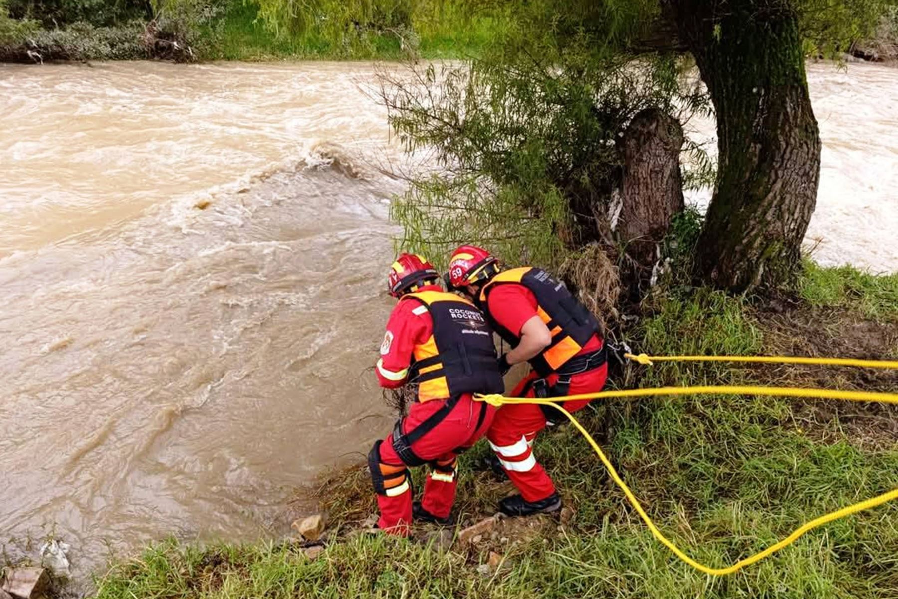 Las labores de búsqueda en Cajamarca se inician a las 6:30 de la mañana y se extienden hasta las 6:00 de la tarde. Foto: Cortesía Eduard Lozano