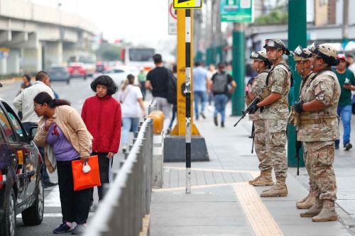 Despliegue de nuestras Fuerzas Armadas en apoyo a la Policía Nacional en el marco del Estado de Emergencia en Lima y Callao