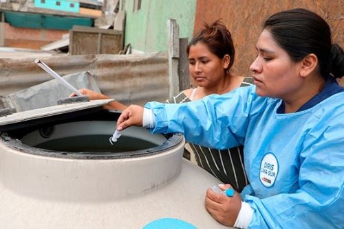 Minsa interviene 5,000 viviendas en Villa María del Triunfo para prevenir el dengue. Foto: ANDINA/Difusión.