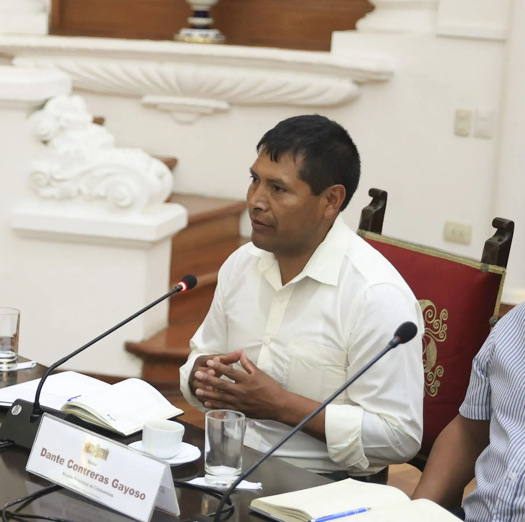 Dante Contreras, alcalde provincial de Cotabambas. Foto: ANDINA/difusión.