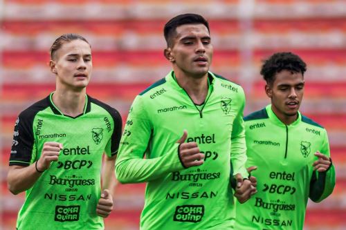 Entrenamientos de la selección boliviana