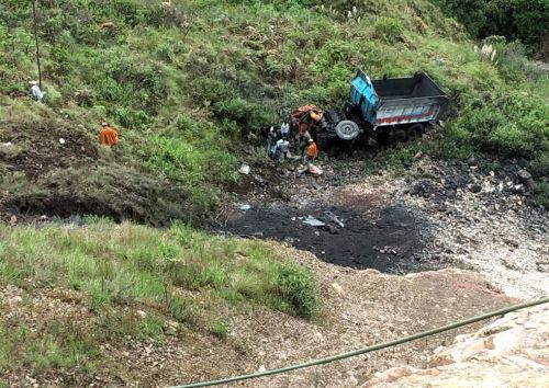 Dos accidente viales se registraron en las últimas horas en la sierra de la región La Libertad, dejando como saldos dos personas fallecidas y una herida. ANDINA/Difusión