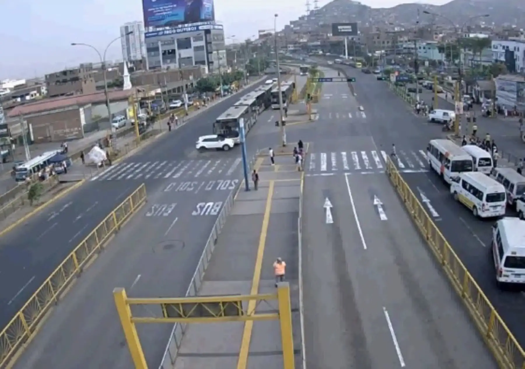 Accidente se dio por una infracción del conductor de una camioneta. Foto: cortesía.