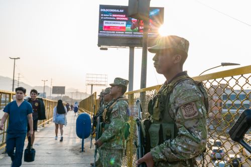 Las Fuerzas Armadas intensifican su presencia en puntos críticos durante el Estado de Emergencia