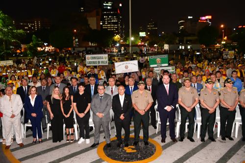 Ministro Julio Diaz Zulueta lidera segundo encuentro por la seguridad ciudadana