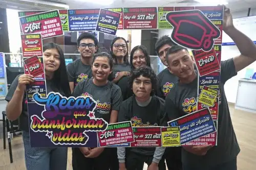 El Programa Nacional de Becas y Crédito Educativo (Pronabec) presentó a los ganadores del primer momento de Beca 18, convocatoria 2025.Foto: ANDINA/Vidal Tarqui