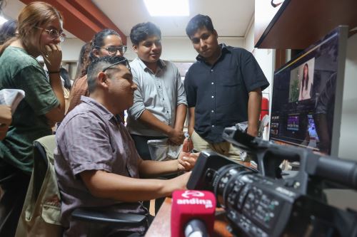 Vive Andina: Estudiantes de la Universidad San Martín de Porres conocen de cerca el trabajo periodístico