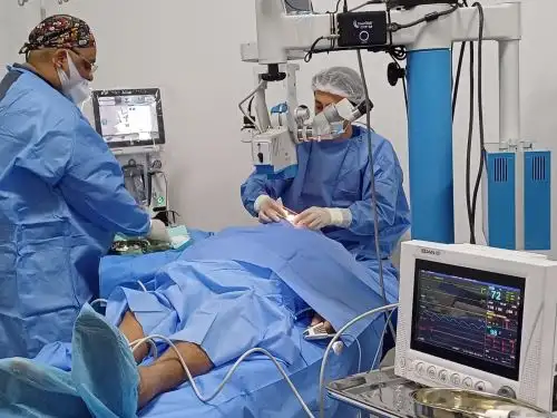Un total de 500 pacientes de Juanjuí, afectados con catarata, serán operados gratis en el Hospital II-E de Juanjuí gracias a campaña médica. ANDINA/Difusión