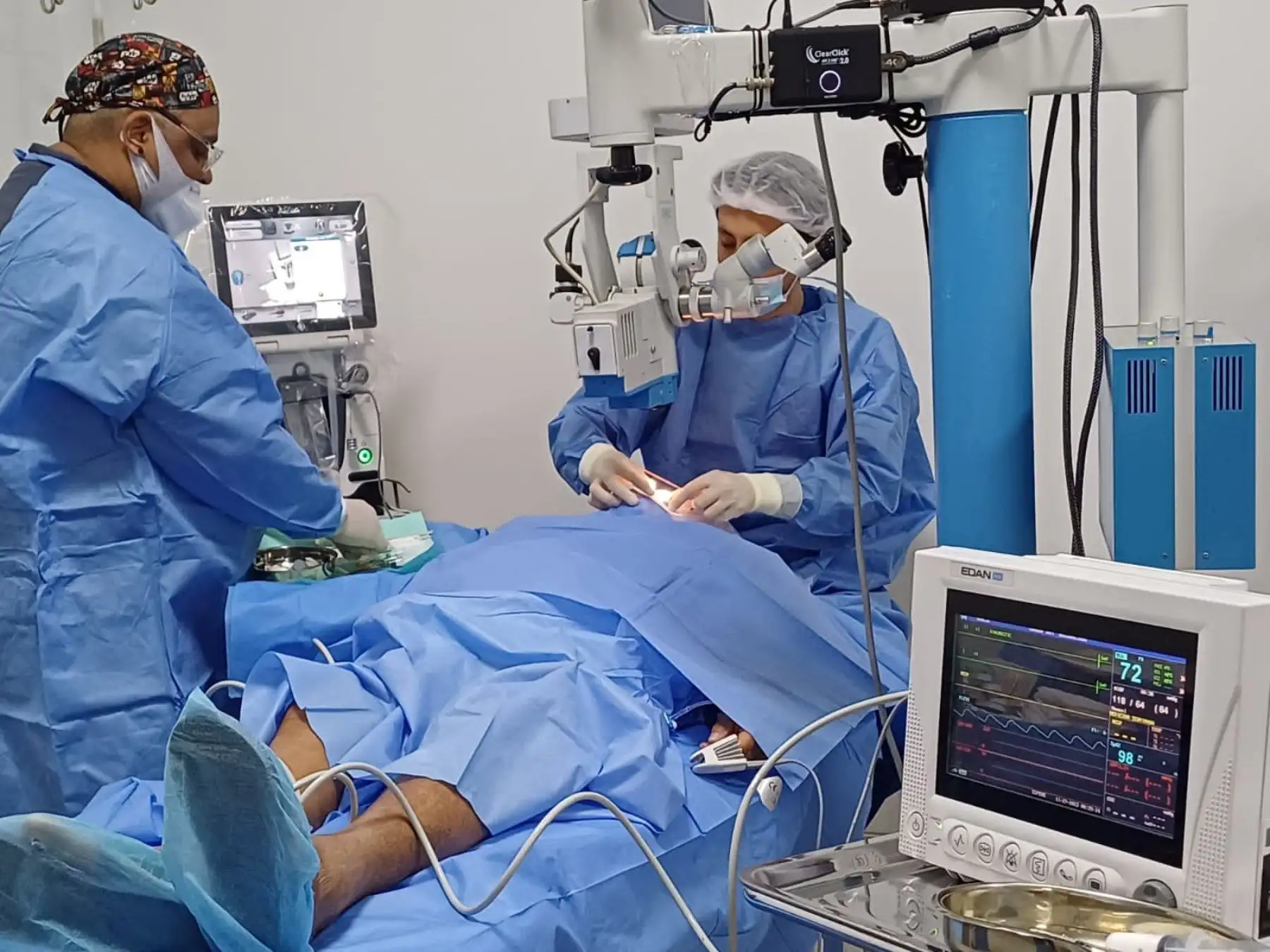 Un total de 500 pacientes de Juanjuí, afectados con catarata, serán operados gratis en el Hospital II-E de Juanjuí gracias a campaña médica. ANDINA/Difusión