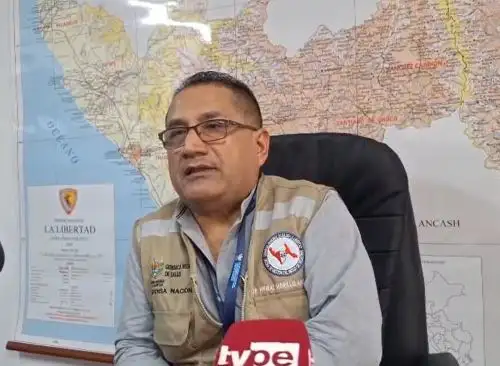 El gerente regional de Salud de La Libertad, Aníbal Morillo, confirmó que tres pacientes de esa región han resultado afectados por la aplicación del suero fisiológico de Medifarma. Felizmente. están fuera de peligro. ,Foto: Luis Puell