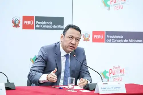 Ministro de Desarrollo Agrario y Riego, Angel Manero