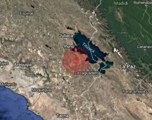 Un sismo de magnitud 4.1 se registró en la madrugada de hoy en la región Puno.