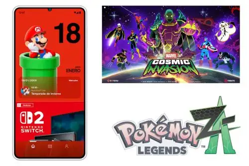 La aplicación móvil cuenta con un calendario de eventos con una temática como Super Mario™, The Legend of Zelda™, Animal Crossing™ y más